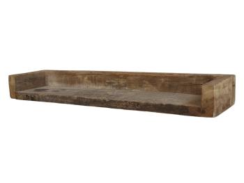Hnědá dřevěná retro nástěnná polička Grimaud unique - 60*15*5cm 41045700 (41457-00)
