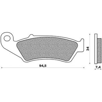 NEWFREN brzdové destičky (směs OFF ROAD DIRT RACE SINTERED) (2ks) M502-417 (M502-417)