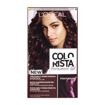 L'Oréal Paris Colorista Permanent Gel 60 ml barva na vlasy pro ženy Dark Purple na barvené vlasy; na všechny typy vlasů