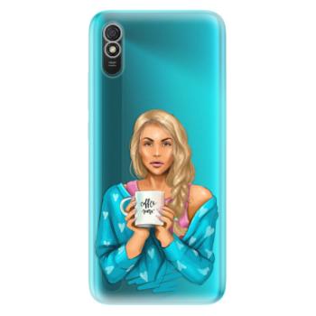 Odolné silikonové pouzdro iSaprio - Coffe Now - Blond - Xiaomi Redmi 9A