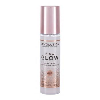 Makeup Revolution London Fix & Glow Dewy Finish 100 ml fixátor make-upu pro ženy