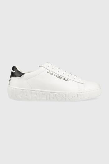 Sneakers boty Karl Lagerfeld KL61018A KUPSOLE III KC bílá barva