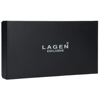 Lagen Dámská peněženka kožená 786017/D Fialová