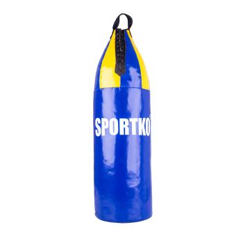 Dětský boxovací pytel SportKO MP8 24x70 cm  modro-žlutá