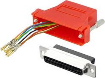 D-SUB adaptér D-SUB zásuvka 25pólová - RJ45 zásuvka 8p8c encitech DA25-SMJ8-K-R-RC 1 ks