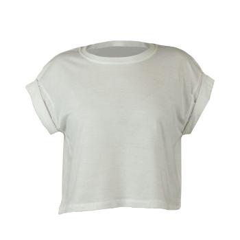 Mantis Dámské crop top tričko - Bílá | XL