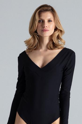 ČERNÉ BODY S VÝSTŘIHEM M651 BLACK Velikost: XL