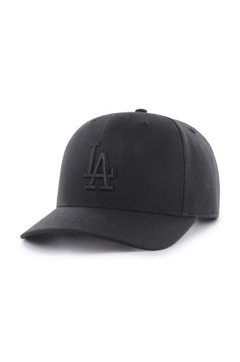 Kšiltovka 47 brand MLB Los Angeles Dodgers černá barva, s aplikací, B-CLZOE12WBP-BKD