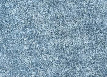 Balta koberce Metrážový koberec Spry 74 modrý -  bez obšití  Modrá 4m