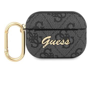 Guess 4G Script PC/PU Pouzdro pro Apple Airpods Pro Grey (3700740509708)