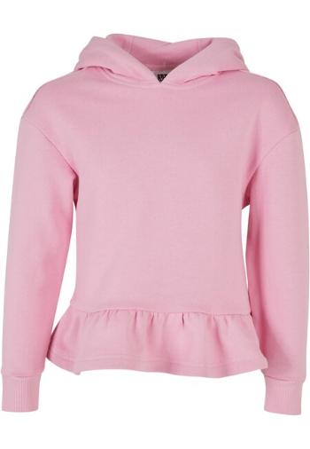 Urban Classics Girls Organic Volants Hoody girlypink - 110/116