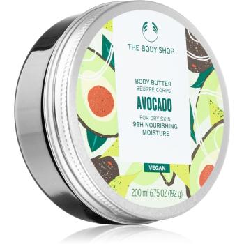 The Body Shop Body Butter Avocado tělové mléko pro suchou pokožku 200 ml