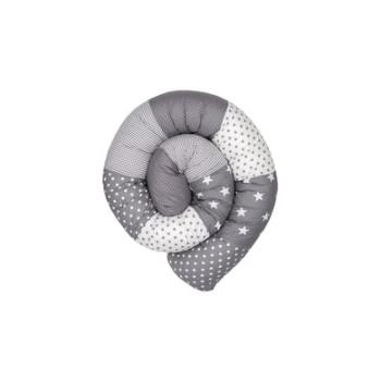 Ullenboom Baby Bed Snake Grey Stars 200 cm