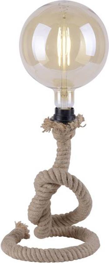 Stolní lampa E27 LeuchtenDirekt ROPE 15480-18 černá