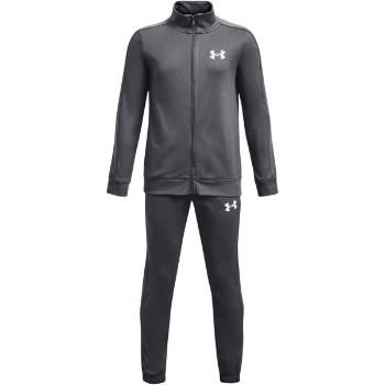 Under Armour KNIT TRACK SUIT Chlapecká sportovní souprava, šedá, velikost