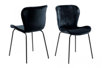 Sada 2 ks − Židle Batilda – A1 – černá