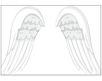 Plakát typ A4-A0 Andělská křídla