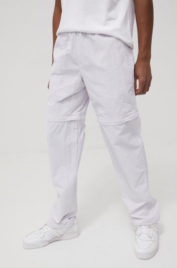 Kalhoty adidas Originals HF4790 pánské, bílá barva, hladké