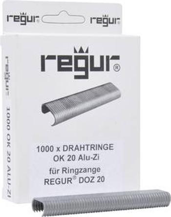 Regur OK 20 Drátové kroužky ze slitiny hliníku a zinku 1000 ks Regur 60715 rozměry (d x š x v) 10 x 90 x 23 mm