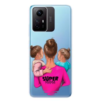 Odolné silikonové pouzdro iSaprio - Super Mama - Two Girls - Xiaomi Redmi Note 12S