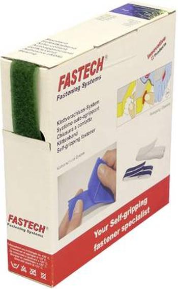 K našití pásek se suchým zipem FASTECH® B25-STD-L-033510, (d x š) 10 m x 25 mm, zelená, 10 m