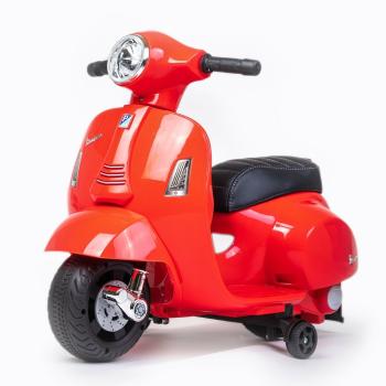 Baby Mix Dětská elektrická motorka Vespa, červená