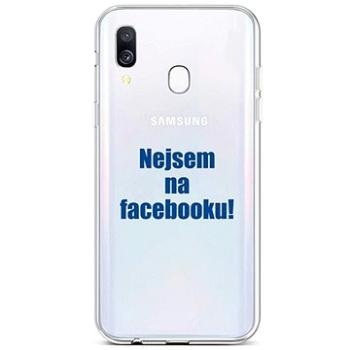 TopQ Samsung A40 silikon Nejsem na Facebooku 42961 (Sun-42961)
