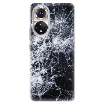 Odolné silikonové pouzdro iSaprio - Cracked - Honor 50