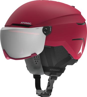 Lyžařská helma Atomic Savor Visor Stereo Dark Red 22/23 Velikost: L (59-63)