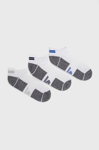 Ponožky Skechers (3-pack) pánské, bílá barva