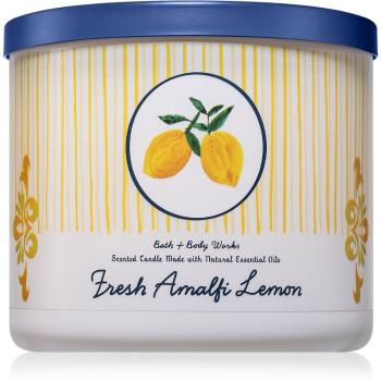 Bath & Body Works Fresh Amalfi Lemon vonná svíčka 411 g