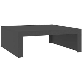SHUMEE Konferenční stolek šedý 100 × 100 × 35 cm dřevotříska, 808569 (808569)