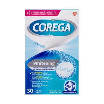 Corega Tabs Whitening čisticí tablety a roztoky 30 ks čisticích tablet unisex