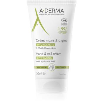 A-Derma Original Care hydratační krém na ruce a nehty s kyselinou hyaluronovou 50 ml