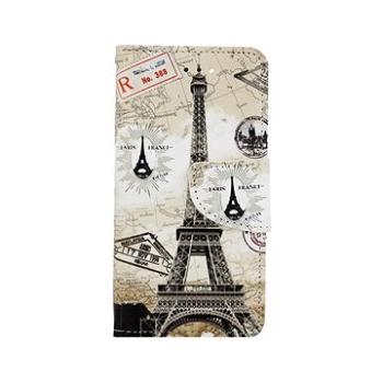 TopQ Pouzdro iPhone SE 2022 knížkové Paris 2 74688 (Sun-74688)