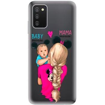 iSaprio Mama Mouse Blonde and Boy pro Samsung Galaxy A03s (mmbloboy-TPU3-A03s)
