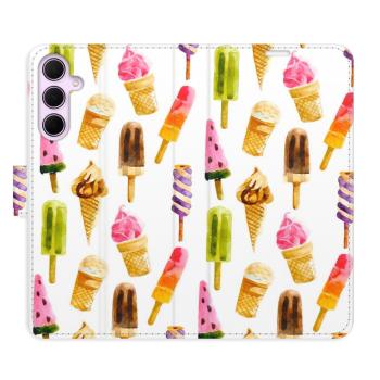 Flipové pouzdro iSaprio - Ice Cream Pattern - Samsung Galaxy A55 5G