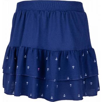Lewro TINA Dívčí sukně s volány, tmavě modrá, velikost 128-134