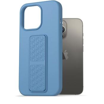 AlzaGuard Liquid Silicone Case with Stand pro iPhone 13 Pro modré (AGD-PCSS0027L)