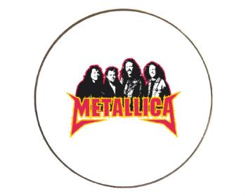 Magnet kulatý kov Metallica