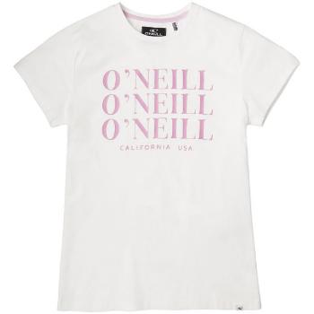 O'Neill LG ALL YEAR SS T-SHIRT Dívčí tričko, bílá, velikost 128