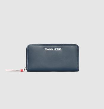 Tommy Hilfiger Tommy Jeans dámská tmavě modrá peněženka LARGE ZIP AROUND WALLET