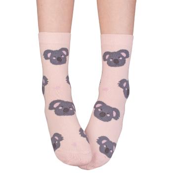 Dívčí vzorované ponožky GATTA KOALY růžové Velikost: 36-38