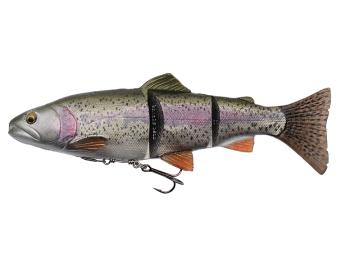 Savage gear gumová nástraha 4d linethru trout sinking rainbow - 25 cm 193 g