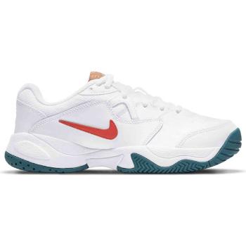Nike COURT LITE 2 JR Juniorská tenisová obuv, bílá, velikost 38