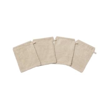 kindsgard Rukavice na praní vasklude 4-pack beige