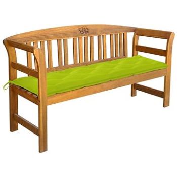 Zahradní lavice s poduškou 157 cm masivní akáciové dřevo 3064292 (3064292)