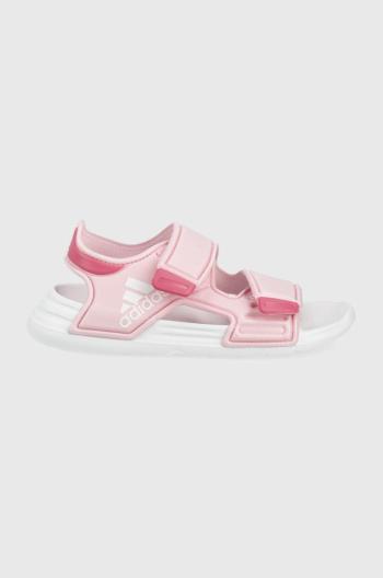 Sandály adidas GV7801 růžová barva