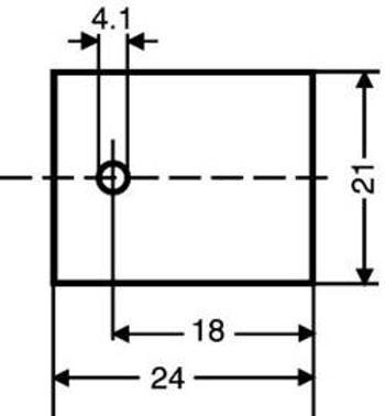 Slídová podložka Fischer Elektronik GS 218, (d x š) 24 mm x 21 mm, vhodné pro TO-218 , 1 ks