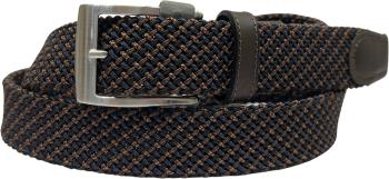 Alberto Gürtel Multicolor Braided Dark Blue/Brown 90 cm Pásek